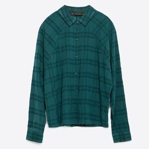 Zara Oversized Check Shirt